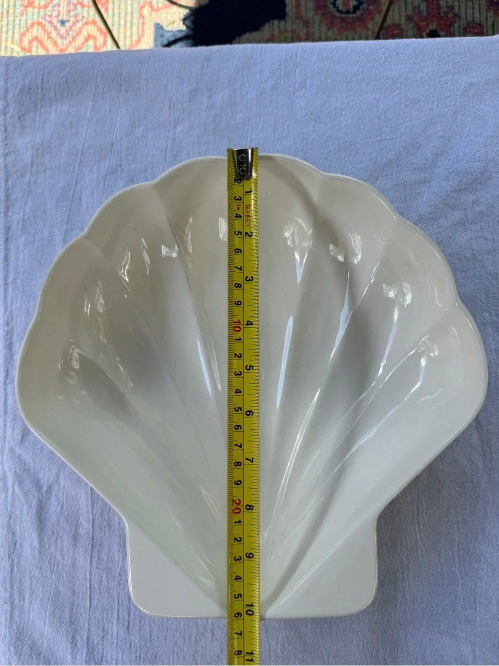 Vintage Pfaltzgraff Seashell Pottery Large Serving Dish 10.5